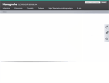 Tablet Screenshot of hansgrohe.sk