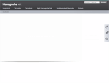 Tablet Screenshot of hansgrohe.hu