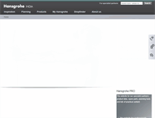 Tablet Screenshot of hansgrohe.in
